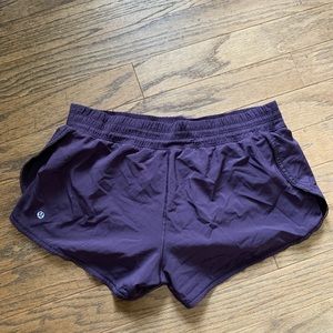 Lululemon women’s purple shorts, size 10